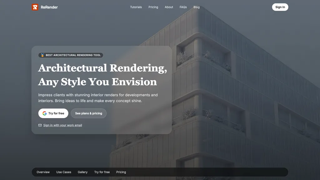 ReRender AI screenshot