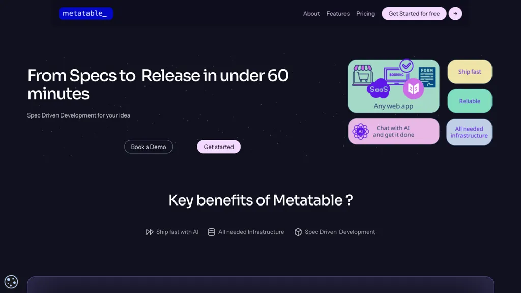Metatable.ai screenshot