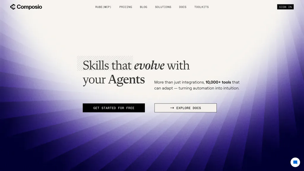 Composio.dev screenshot