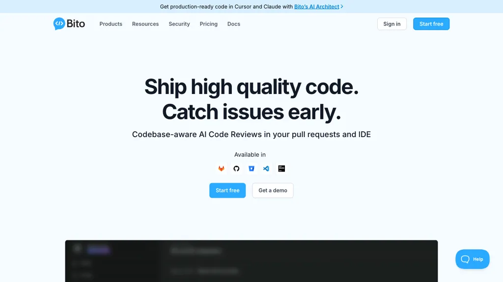 Bito.ai screenshot