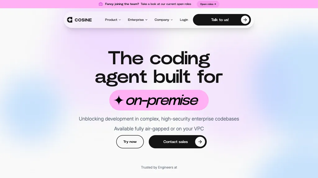 Cosine screenshot