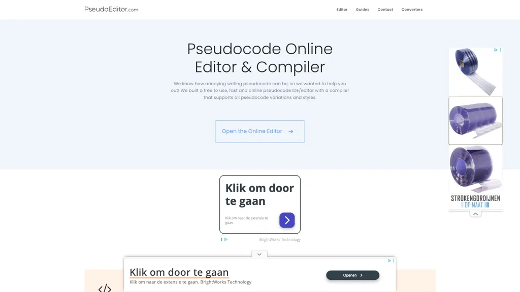 PseudoEditor screenshot