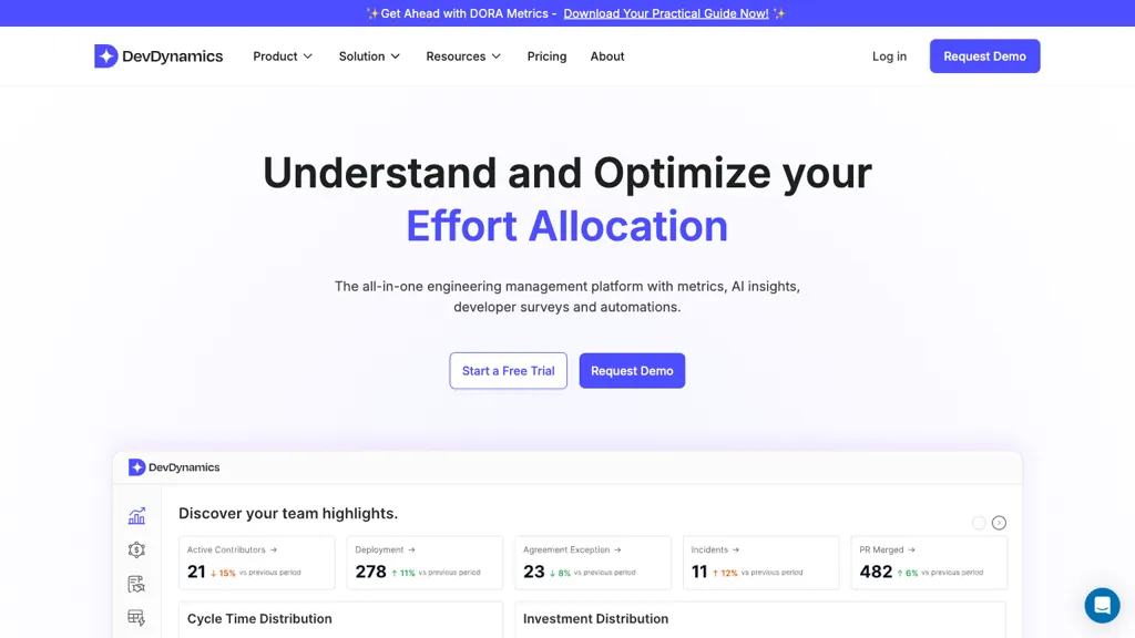 Devdynamics screenshot