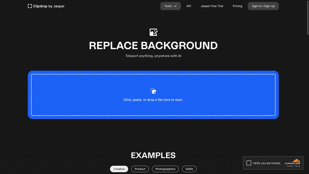 ClipDrop Replace Background screenshot
