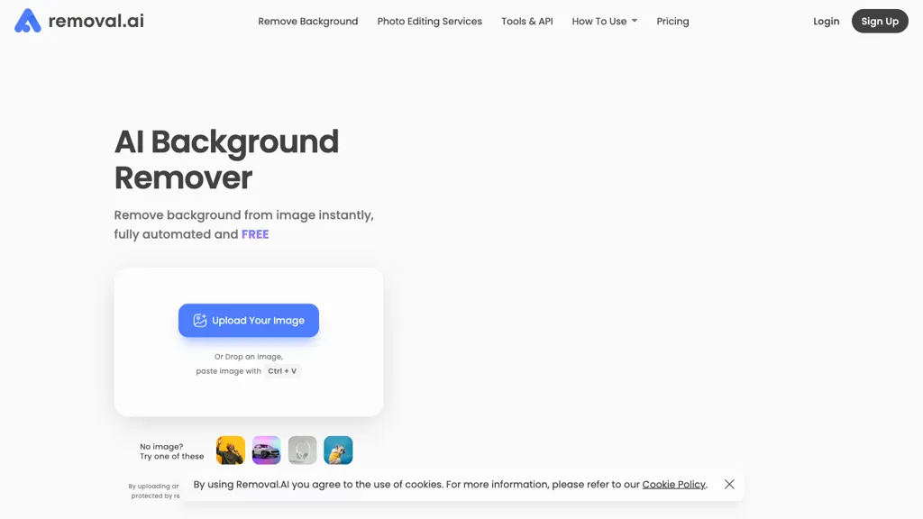 Removal.ai screenshot