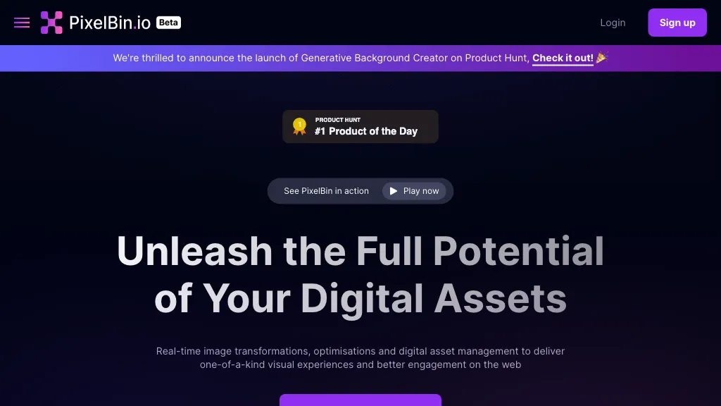 Pixelbin screenshot