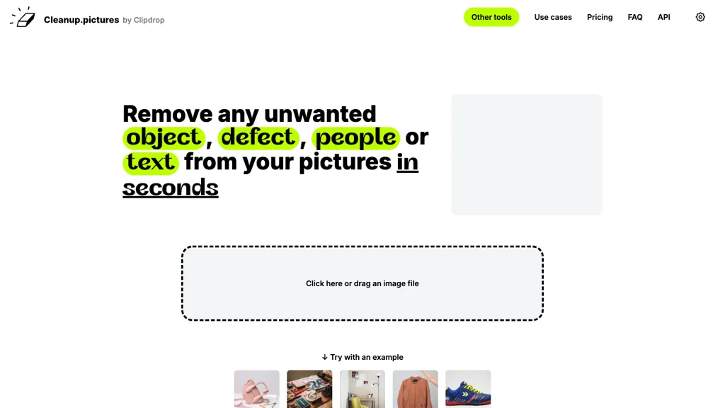 Cleanup.pictures screenshot