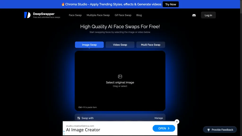 DeepSwapper screenshot