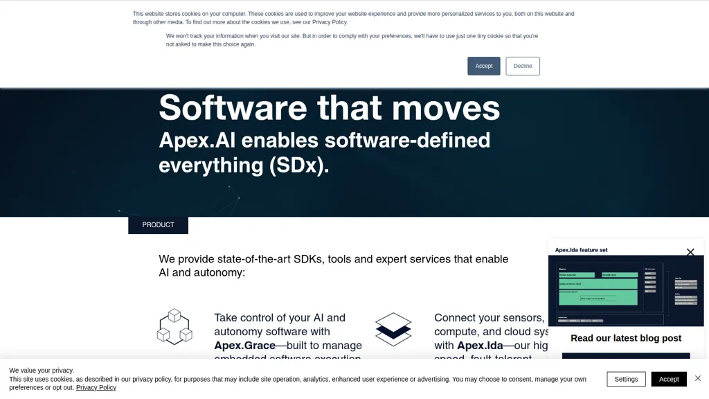 apex.ai screenshot