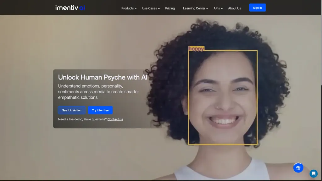 Imentiv AI screenshot