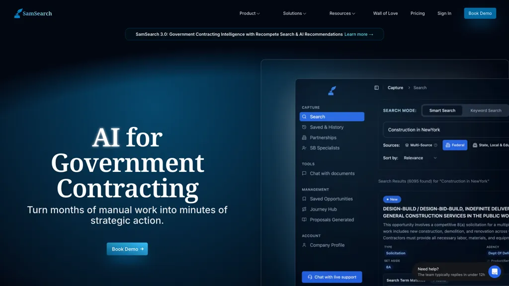 samsearch screenshot