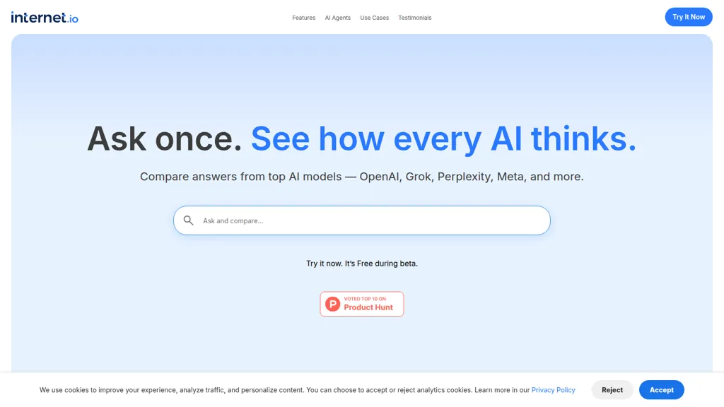 Internet.io screenshot