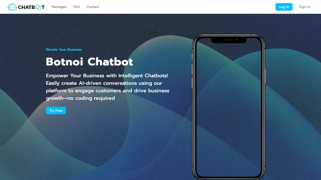 Botnoi Chatbot screenshot