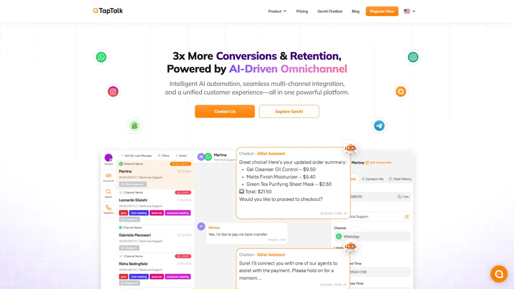 taptalk.io screenshot