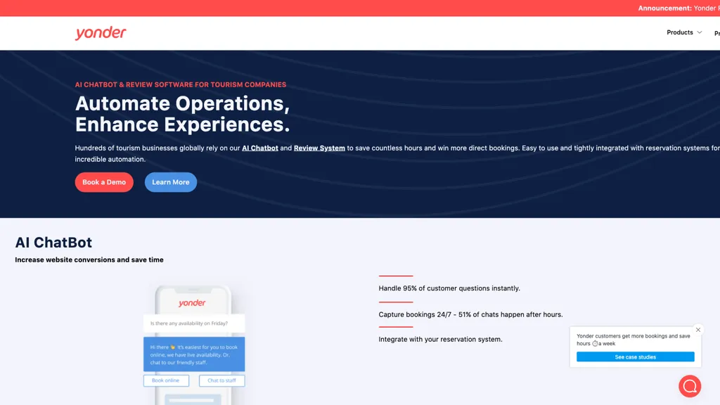 Yonderhq.com screenshot