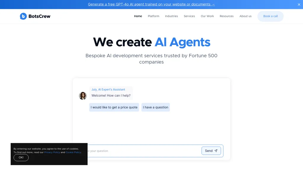 Botscrew.com screenshot