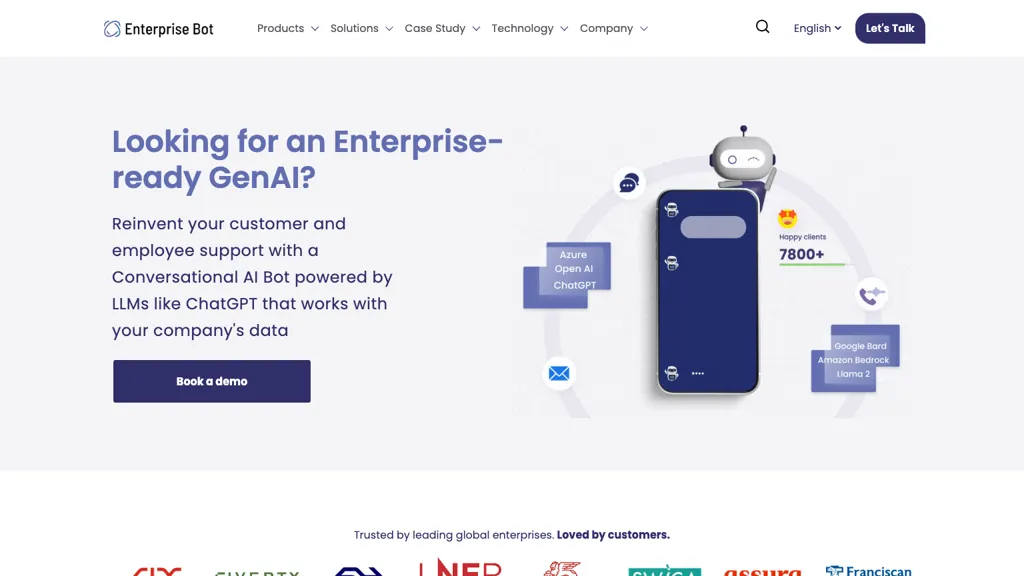 enterprisebot.ai screenshot