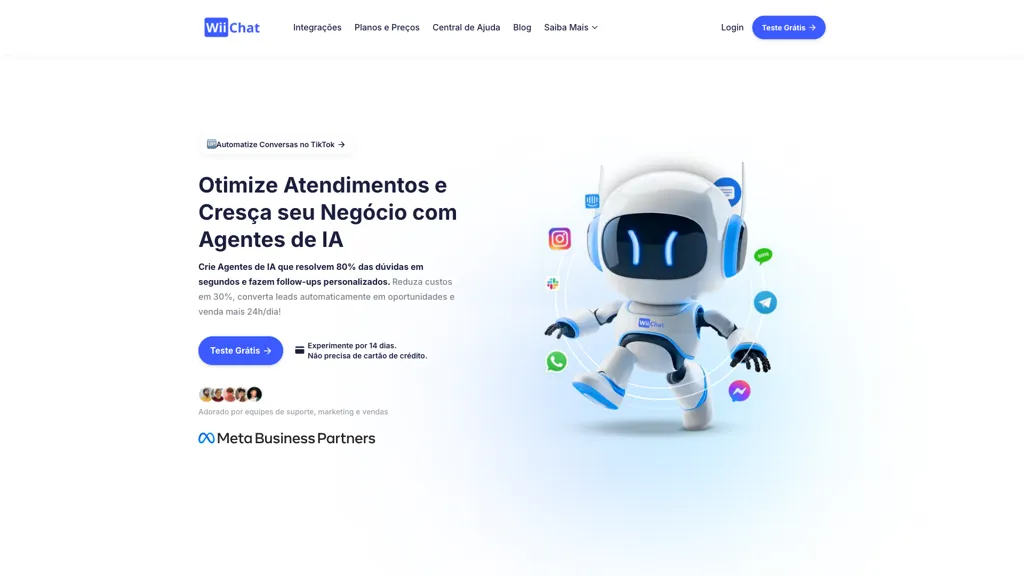 WiiChat AI ChatBot screenshot