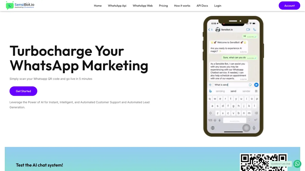 Sensi Bot screenshot