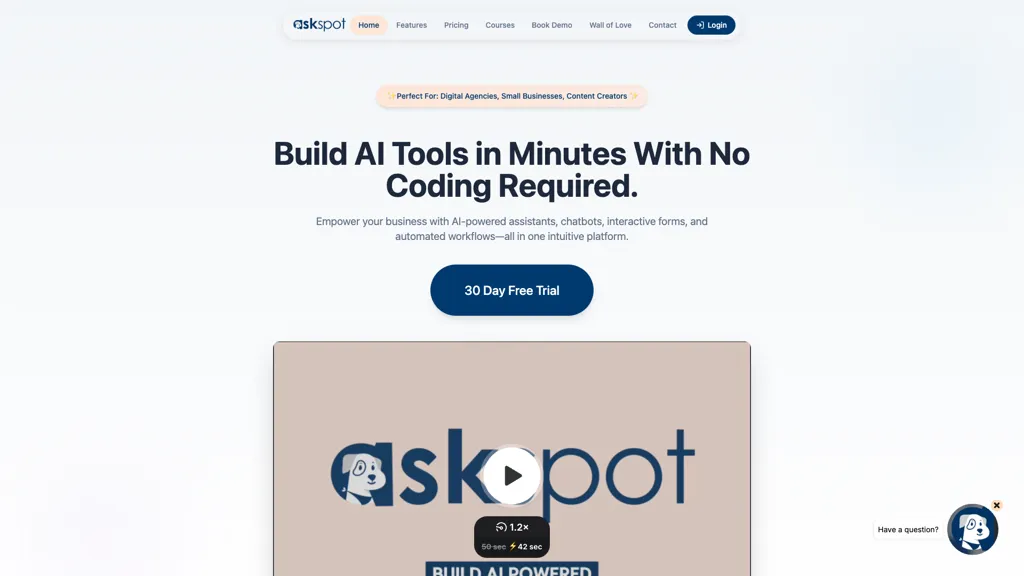 AskSpot.ai screenshot