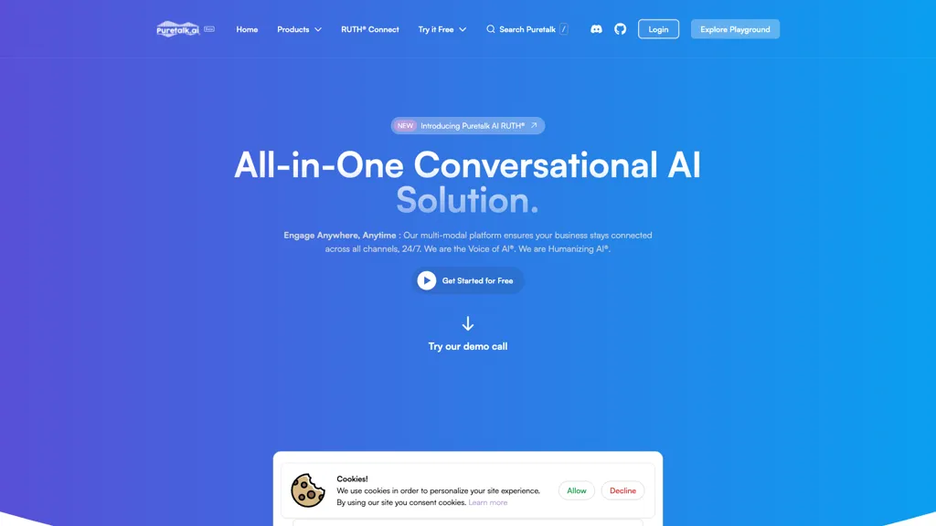 Puretalk.ai screenshot