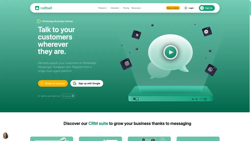 Callbell screenshot