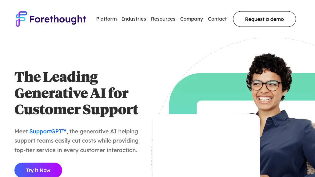 Forethought screenshot