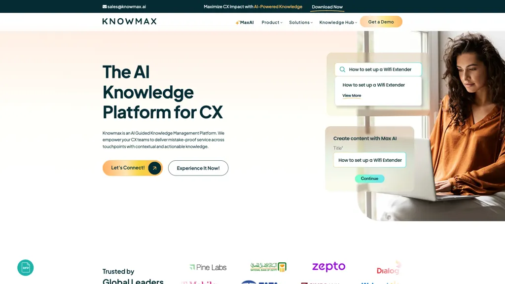 Knowmax screenshot