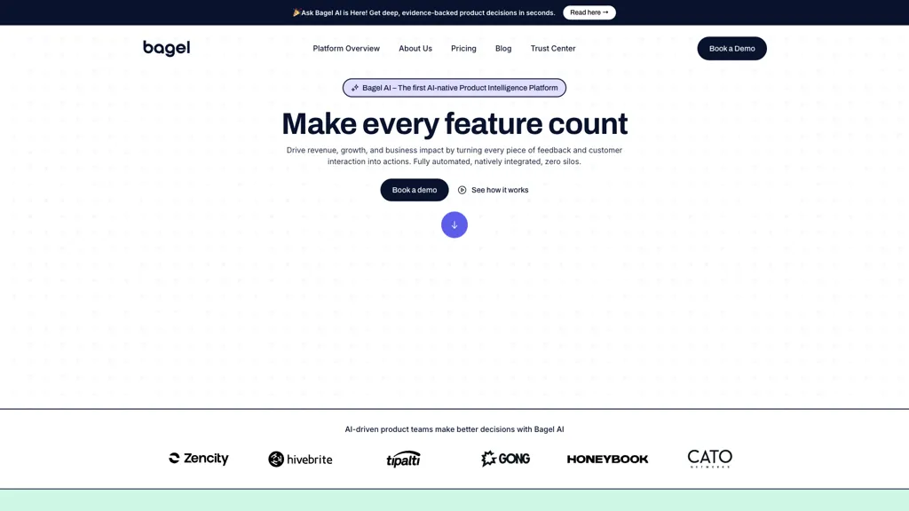 Bagel.ai screenshot