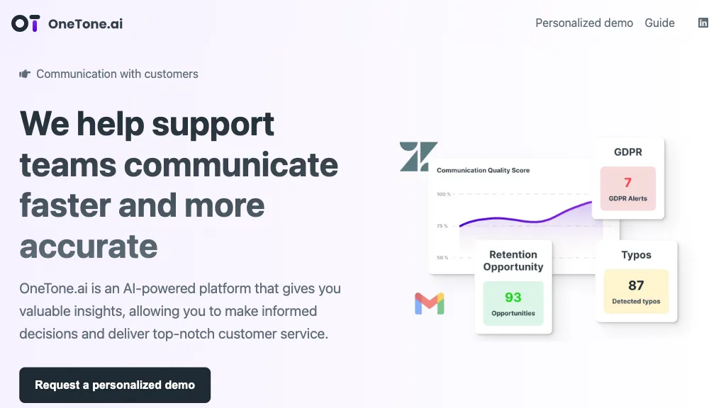 OneTone.ai screenshot