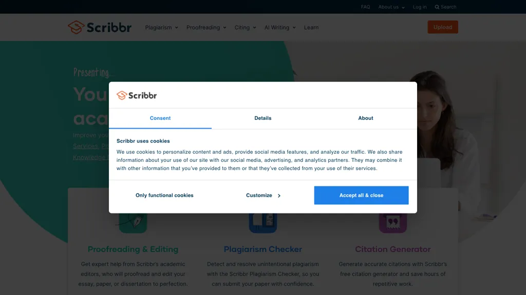 Scribbr.com screenshot