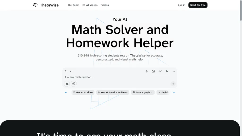 Thetawise screenshot