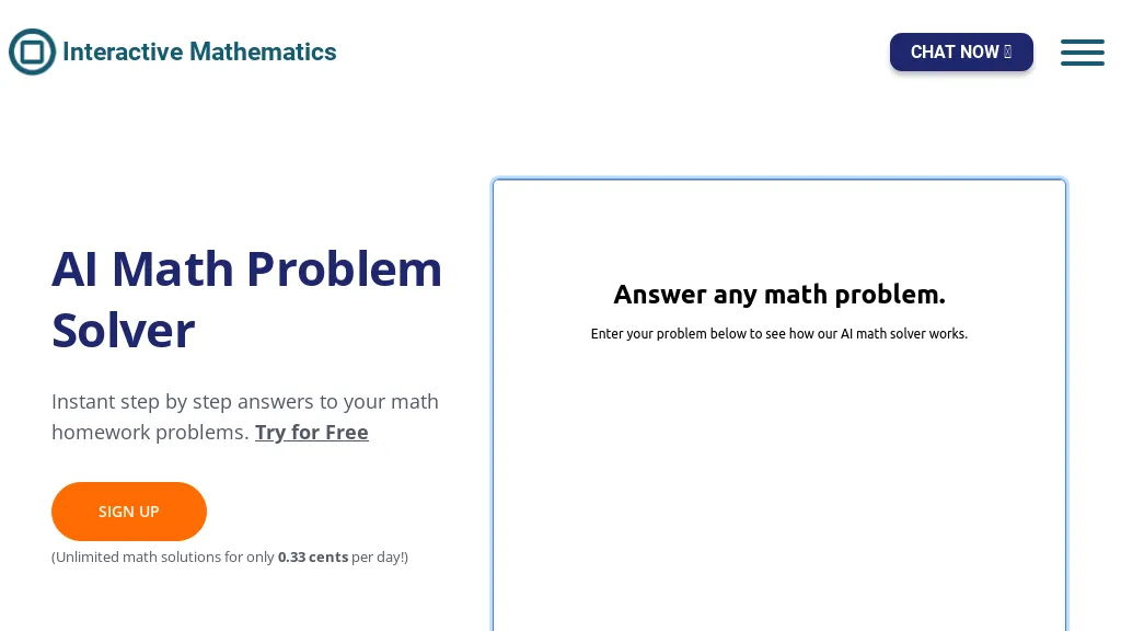 Interactive Mathematics screenshot