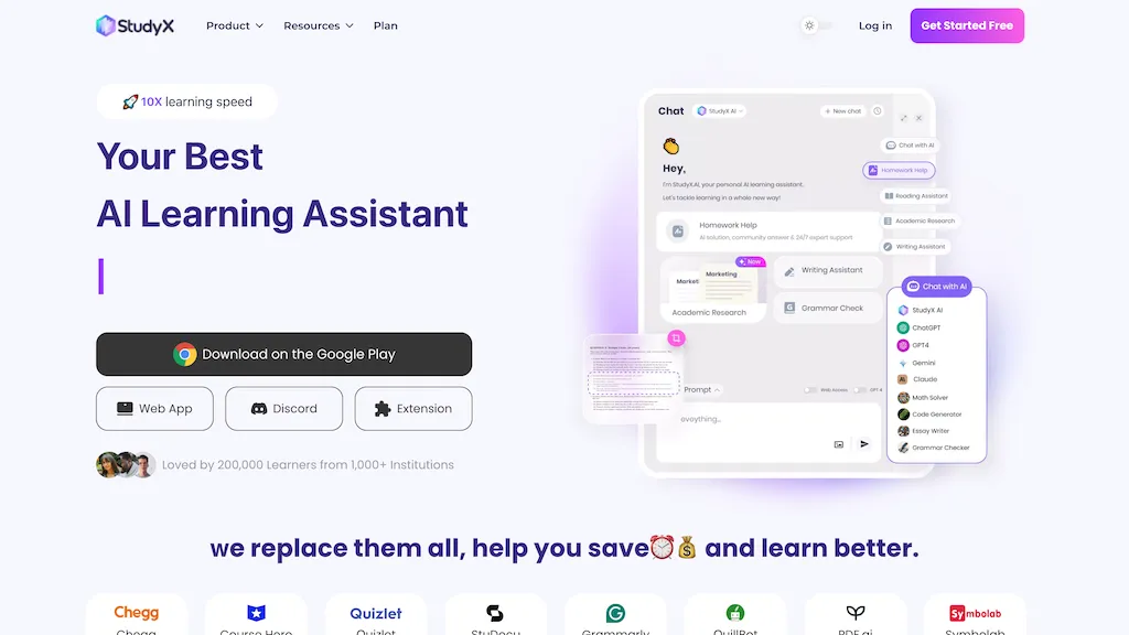 StudyX.ai screenshot