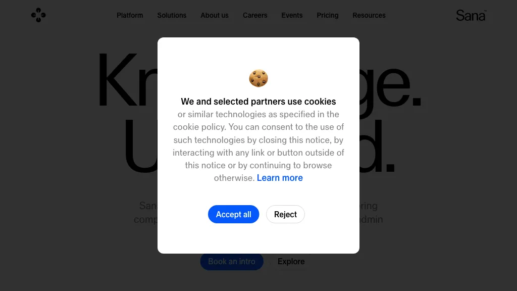 Sana Labs screenshot