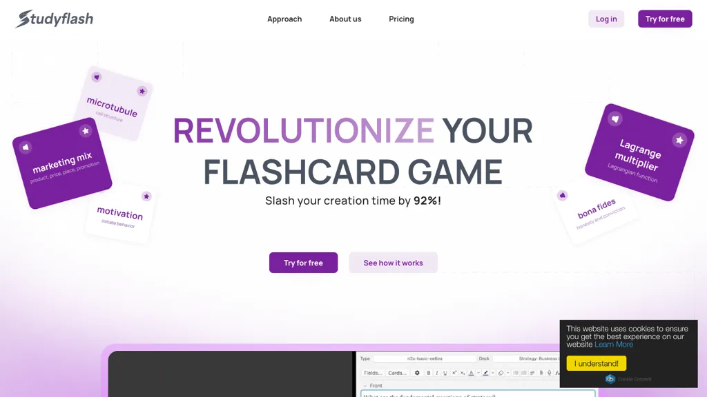 StudyFlash AI screenshot