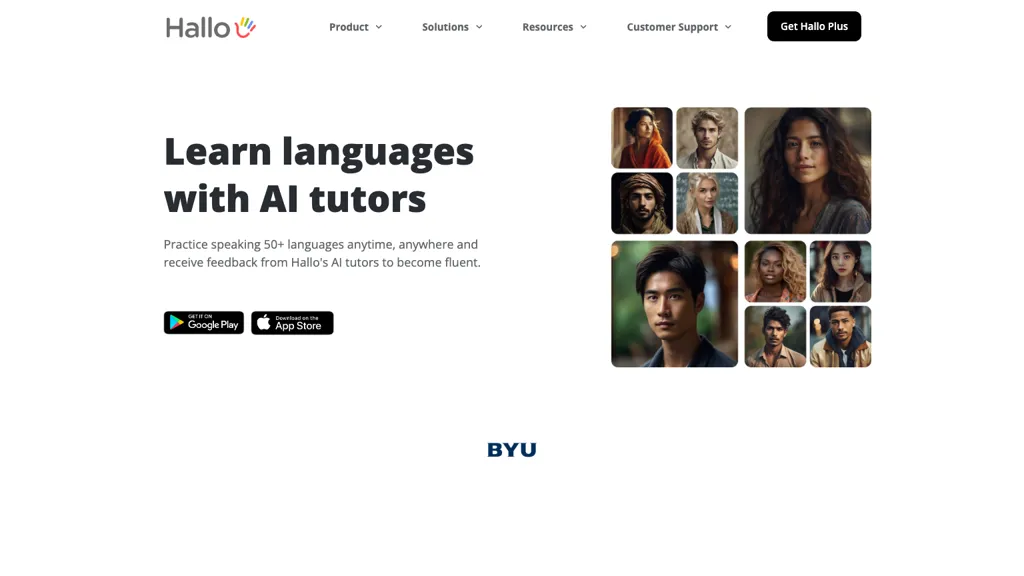 Hallo.ai screenshot