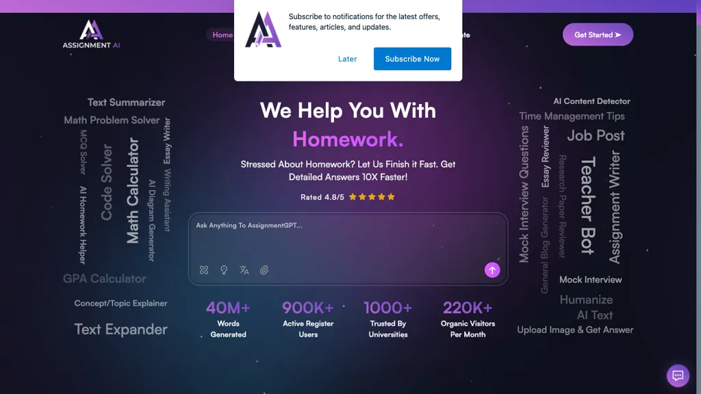 Assignmentgpt AI screenshot