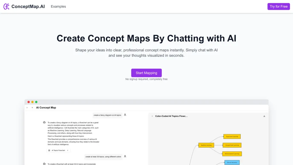 ConceptMap AI screenshot