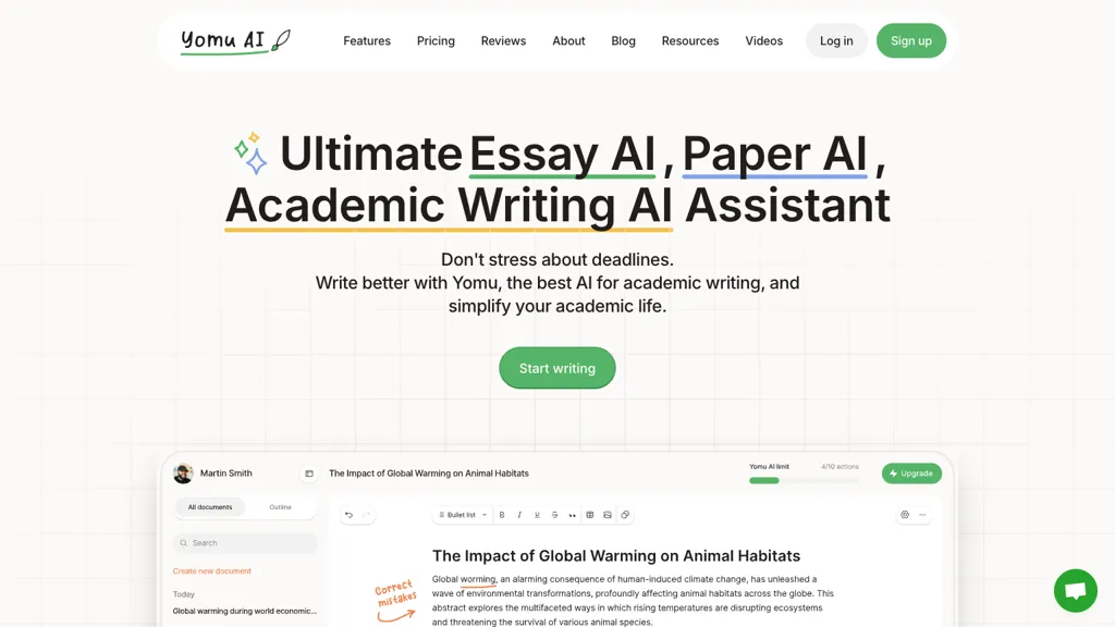 Yomu AI screenshot