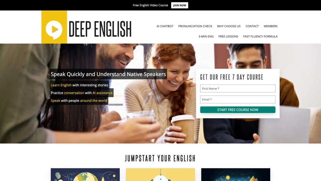 Deep English screenshot