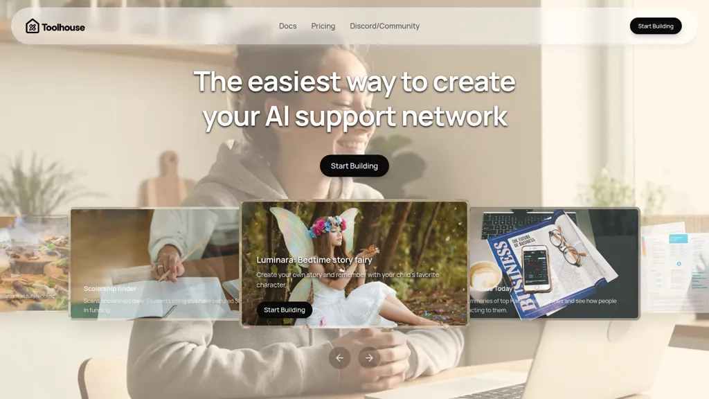 Toolhouse screenshot