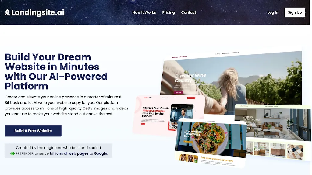 Landingsite screenshot