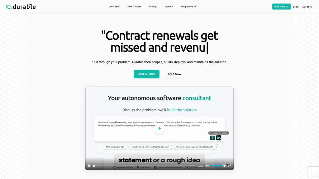 Durable AI screenshot