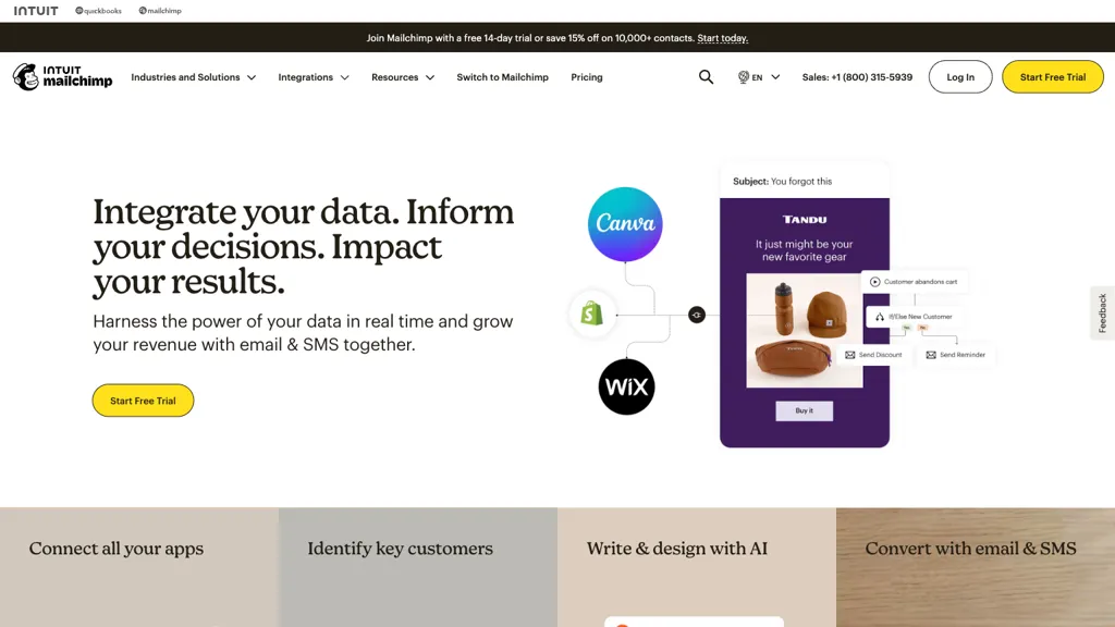 Mailchimp screenshot