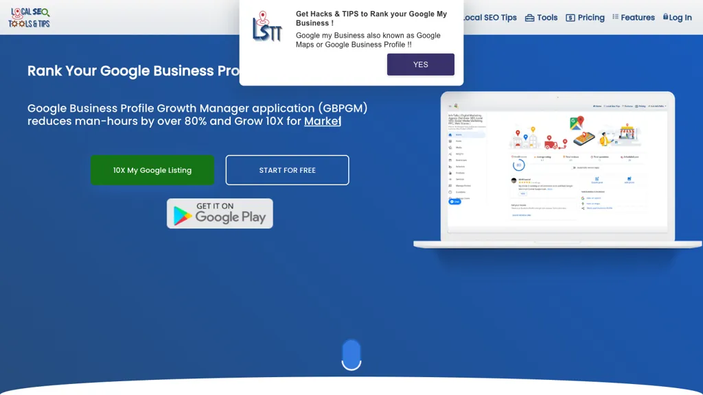 Business Profile Manager screenshot