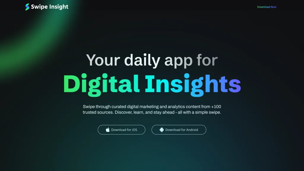 Swipe Insight screenshot