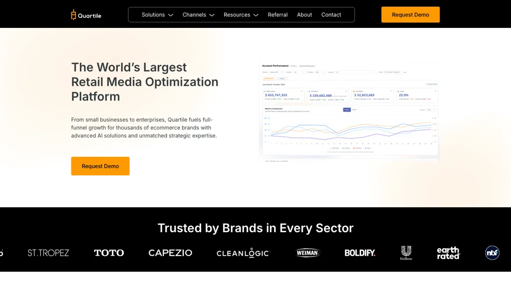 Quartile screenshot