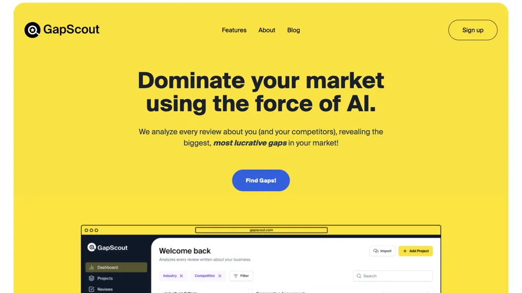 GapScout screenshot