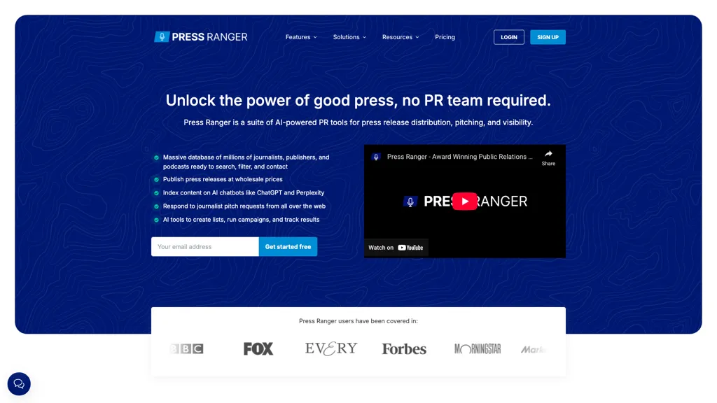 Press ranger screenshot